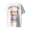 Royalty Series King White (扑克皇家系列超大T恤)