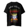 Royalty Series Queen Black (扑克皇家系列超大T恤)