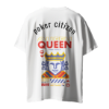 Royalty Series Queen White (扑克皇家系列超大T恤)