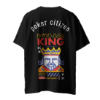 图片 扑克皇家系列超大T恤(K)-黑色
